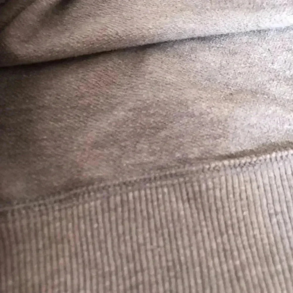 Fila Sport Grey Raglan Crewneck Terrycloth Tee Blue Pink Athleisure Size L - Picture 4 of 5